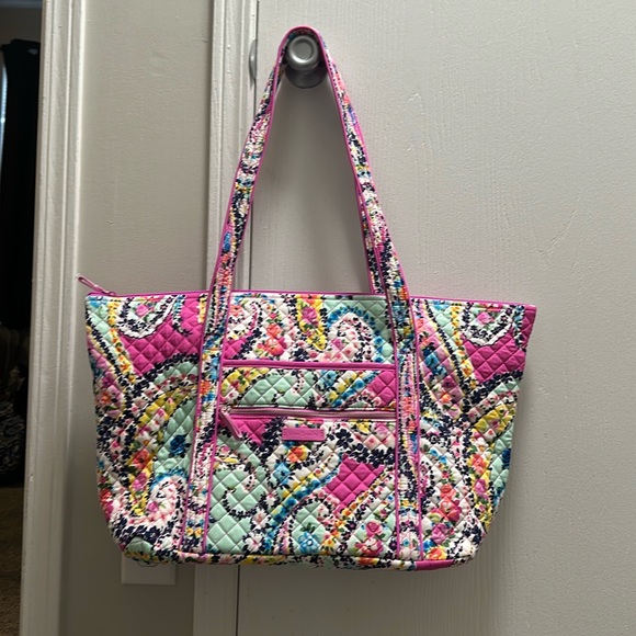 Vera Bradley Wildflower Paisley Miller Travel - Picture 1 of 7
